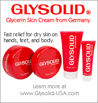 Glysolid Skin Cream from Germany:  Fast relief for dry, rough skin