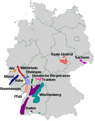 German Wine Regions